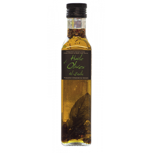 Huile d'olive ail et basilic