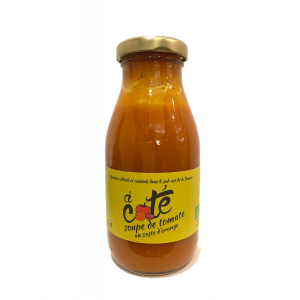 Soupe de tomate au zeste...